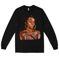 Black afro woman Long Sleeve Tee - AdoDesignShop