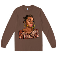 Chestnut afro woman Long Sleeve Tee - AdoDesignShop
