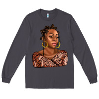 Smoke afro woman Long Sleeve Tee - AdoDesignShop