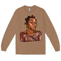 Toasted Coconut afro woman Long Sleeve Tee - AdoDesignShop
