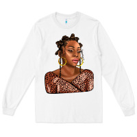 White afro woman Long Sleeve Tee - AdoDesignShop