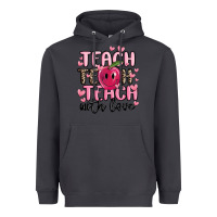Smoke teach teach teach with love Heavyweight Hoodie - MaliasSmallBusiness