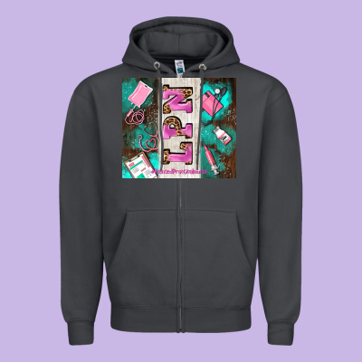 Lpn Licenced Practical Nurse And Element Zipper Hoodie Designed By Adodesignshop