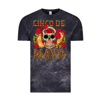 Cloud Black Cinco de Mayo Vintage Tee - texasbilliewilder