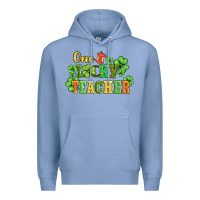 Colony Blue one lucky teacher Premium Hoodie - AdoDesignShop