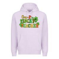 Lilac one lucky teacher Premium Hoodie - AdoDesignShop