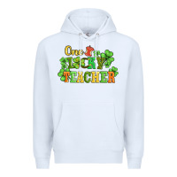 White one lucky teacher Premium Hoodie - AdoDesignShop