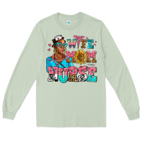 Matcha afro wife mom nurse Long Sleeve Tee - AdoDesignShop