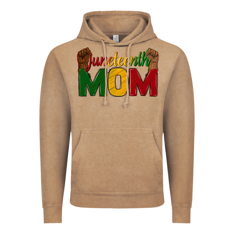 Juneteenth Mom Vintage Hoodie by texasbilliewilder | Teevron