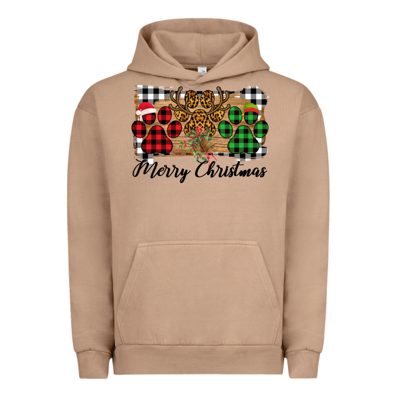 Merry Christmas Paws Urban Hoodie by Bettercallsaul | Teevron