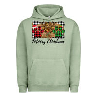 Pigment Oil Green Merry Christmas Paws Urban Hoodie - Bettercallsaul