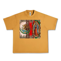 Peanut Butter Virgin Mary Mexican Flag Urban Heavy Tee - CTS Tumbler Store
