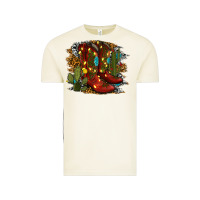 Vintage Arctic christmas cowboy boots Vintage Tee - RanaPortraitStore