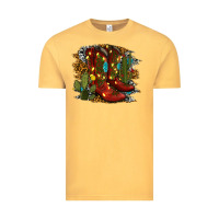 Vintage Mustard christmas cowboy boots Vintage Tee - RanaPortraitStore