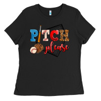 Black pitch please Ladies Tee - AdoDesignShop