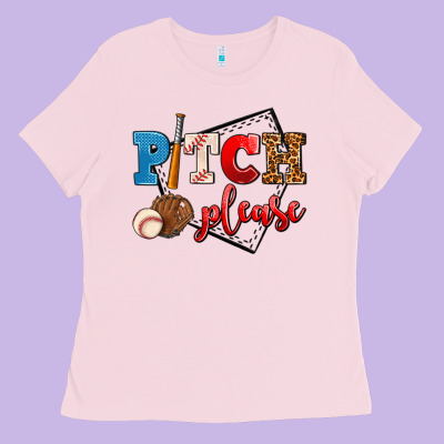 Pitch Please Ladies Tee Designed By Adodesignshop