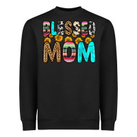 Black blessed mom Heavyweight Sweatshirt - Zillion Design Studio