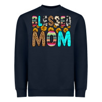 Navy blessed mom Heavyweight Sweatshirt - Zillion Design Studio