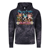 Cloud Black Happy Easter Heifers Vintage Hoodie - RanaPortraitStore