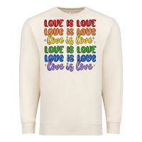 Sandshell love is love lgbtq Premium Sweatshirt - MaliasSmallBusiness