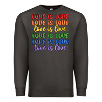 Smoke love is love lgbtq Premium Sweatshirt - MaliasSmallBusiness