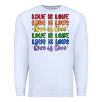 White love is love lgbtq Premium Sweatshirt - MaliasSmallBusiness