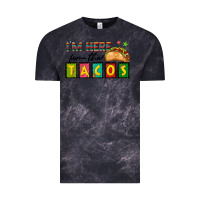 Cloud Black I'm Here For The Tacos Vintage Tee - texasbilliewilder