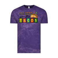 Cloud Purple I'm Here For The Tacos Vintage Tee - texasbilliewilder