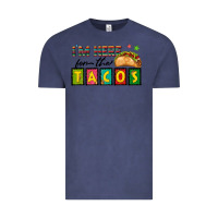 Vintage Denim I'm Here For The Tacos Vintage Tee - texasbilliewilder
