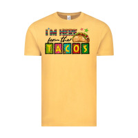Vintage Mustard I'm Here For The Tacos Vintage Tee - texasbilliewilder