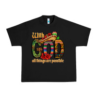 Black with god all things are possible Urban Heavy Tee - CTS Tumbler Store