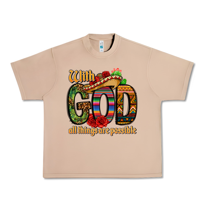 With God All Things Are Possible Urban Heavy Tee by CTS Tumbler Store | Teevron