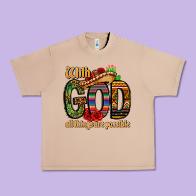 With God All Things Are Possible Urban Heavy Tee Designed By Cts Tumbler Store