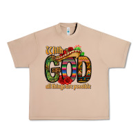 Burro with god all things are possible Urban Heavy Tee - CTS Tumbler Store