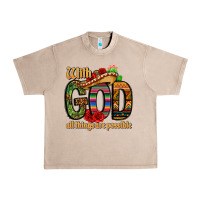 French Oak with god all things are possible Urban Heavy Tee - CTS Tumbler Store