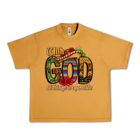 Peanut Butter with god all things are possible Urban Heavy Tee - CTS Tumbler Store