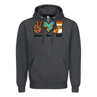 Smoke peace love fall Zipper Hoodie - JahusDesignShop