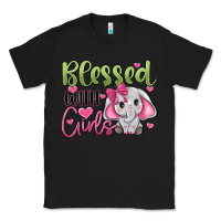 Black blessed with girls Classic Tee - JahusDesignShop