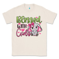 Natural blessed with girls Classic Tee - JahusDesignShop