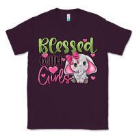 Plum blessed with girls Classic Tee - JahusDesignShop