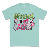 Seafoam blessed with girls Classic Tee - JahusDesignShop