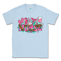 Dusty Blue breast cancer nurse Classic Tee - AdoDesignShop