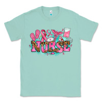Seafoam breast cancer nurse Classic Tee - AdoDesignShop