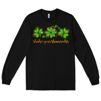 Black shake your shamrocks Long Sleeve Tee - AdoDesignShop