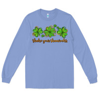 Colony Blue shake your shamrocks Long Sleeve Tee - AdoDesignShop