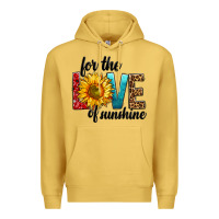 Antique Gold For The Love Of Sunshine Premium Hoodie - BundleAndBundleShop