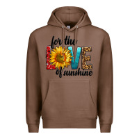 Chestnut For The Love Of Sunshine Premium Hoodie - BundleAndBundleShop