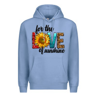 Colony Blue For The Love Of Sunshine Premium Hoodie - BundleAndBundleShop