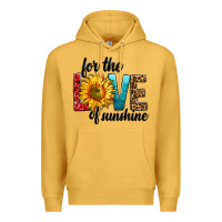 Mustard For The Love Of Sunshine Premium Hoodie - BundleAndBundleShop