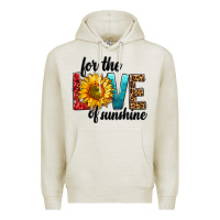 Oatmeal Heather For The Love Of Sunshine Premium Hoodie - BundleAndBundleShop